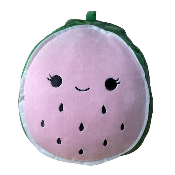 Squishmallows Kellytoy 12” Inch Wanda Watermelon Plush‎ Toy EUC - Picture 1 of 7